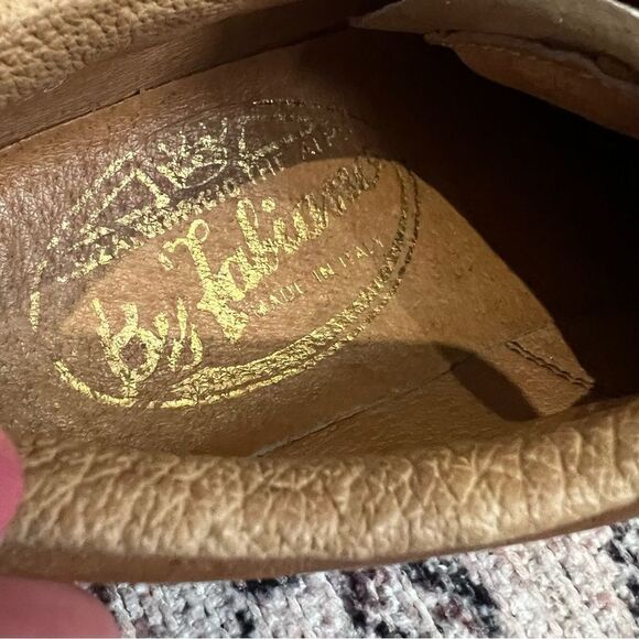 VINTAGE Fabiano Cross Country Ski Shoes Men Sz 6.5 Italy VTG Rare Patons Leather - Picture 6 of 11